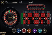 Der Spielablauf von Golden Chip Roulette von Yggdrasil.