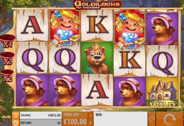Der Goldilocks Slot als Demo.