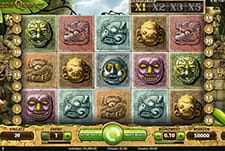 Der Spielautomat Gonzo’s Quest im Slots Palace Casino.