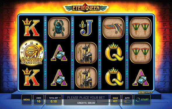 Der Eye of the Queen Slot entführt euch in das Alte Ägypten.