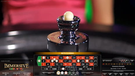 Immersive Roulette mit der höchsten Detailreiche aller Live Roulette Spiele