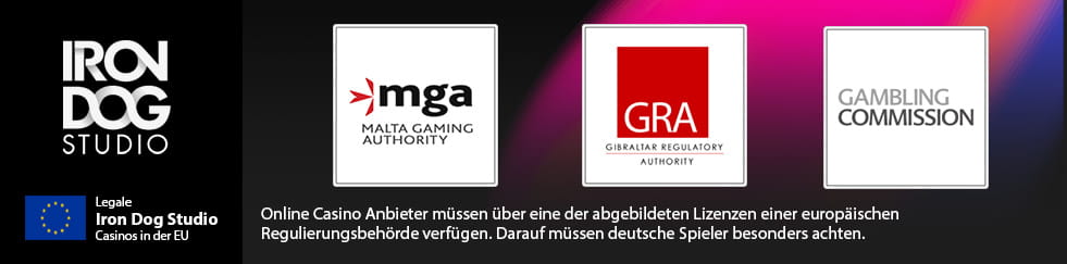 Seriöse Iron Dog Studio Casinos lassen sich leicht finden.