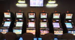 Eine Jackpotspielstation in der nordhrein-westfälischen Spielbank Bad Oeynhausen.