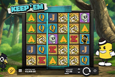 Der Online Spielautomaten Keep’em von Hacksaw Gaming im SlotLords Casino.