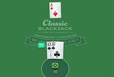 Klassisches Blackjack von Microgaming im Slots.io Casino.