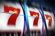Slot Symbole auf einer Walze.