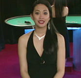 Kameko arbeitet als Live Dealer bei Evolution Gaming. Dabei präsentiert sie Blackjack, Baccarat und Roulette.