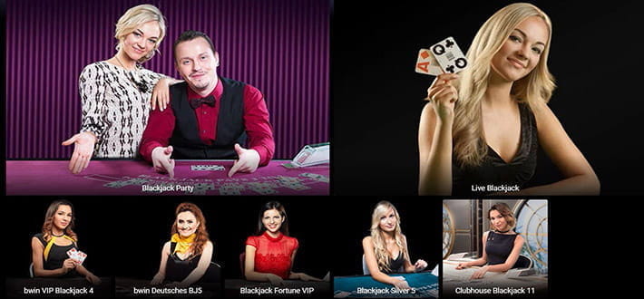 Die Live Blackjack Spiele im bwin Casino im Überblick. Neben Blackjack Party gibt es u.a. auch ein spezielles Deutsches Live Blackjack Angebot.