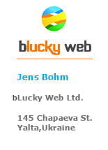 Unser offizielles logo der bLucky Web Limited