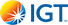 Das Logo des Online Spielautomatenherstellers IGT.