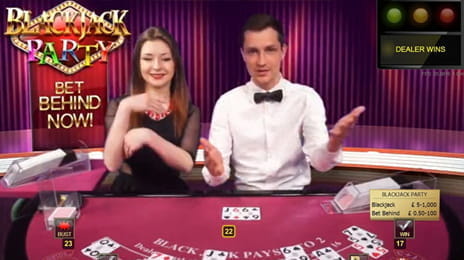 Live Dealer Blackjack mit den niedrigsten Tischlimits