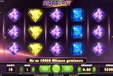 Starburst ist einer der beliebtesten NetEnt Titel im Angebot des LuckyLouis Casinos.