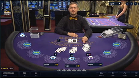 Im Live Casino vom Provider Lucky Streak Blackjack live spielen