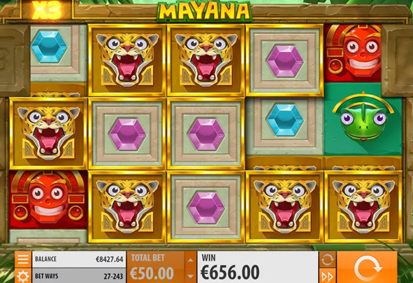 Der Mayana Slot als Demo.