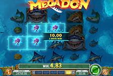 Der Online Spielautomat Megadon im RubyVegas Casino.
