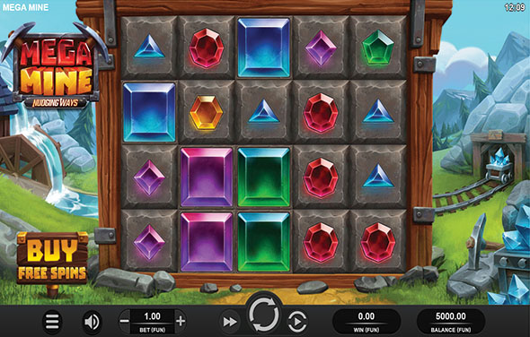 Mega Mine lässt euch unter Tage arbeiten und gewinnen.