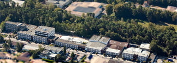Das Hauptquartier der Gauselmann Gruppe in Espelkamp von oben