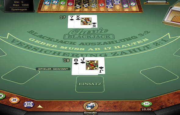 Die höchste Auszahlungsquote der Microgaming Blackjack Spieel findet man beim Classic Blackjack Gold
