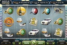 Mega Fortune ist einer der NetEnt Titel im Angebot des Mobilautomaten Casinos.