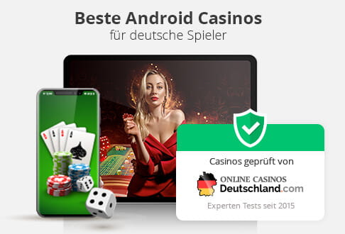 Spiele dargestellt auf einem Smartphone sowie eine Dame auf einem Tablet.
