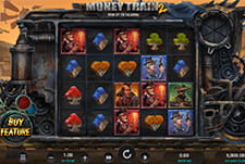 Der Online Spielautomat Moneytrain 2 im Pirateplay Casino.