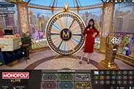 Monopoly als Live Casino Spiel mit Echtgeld vom Provider Evolution Gaming