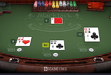 Der Tisch von Multihand Blackjack Pro im Beem Casino.
