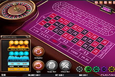 Spieltisch bei Neon Roulette bei MyStake.