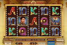 Der Online Slot Book of Dead im Neon54 Casino.