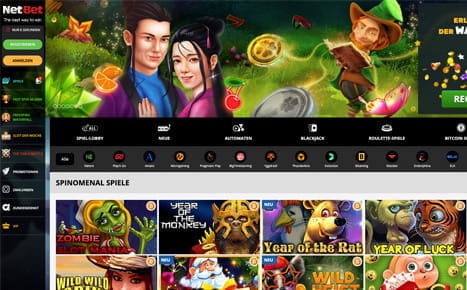 Die Startseite von Playamo