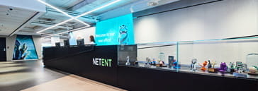 Die Firmenzentrale von NetEnt in Stockholm Schweden