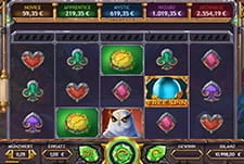 Das Bildschirmfoto zeigt das Spielgeschehen im Ozwin’s Jackpots Slot.