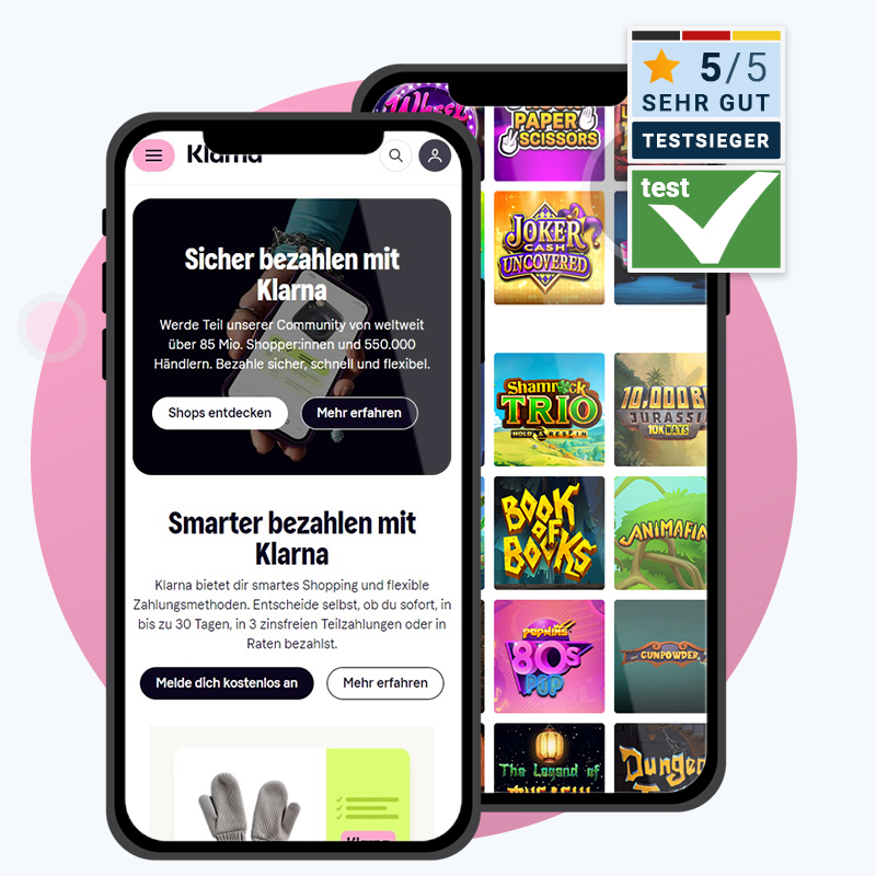 Die Liste der besten Casinos mit Klarna