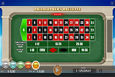 Das Tischspiel Philosopher’s Roulette des Spieleherstellers KA Gaming im Dailyspins.