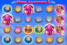 Der Pink Elephants 2 Slot von Thunderkick im QuickSlot Casino.