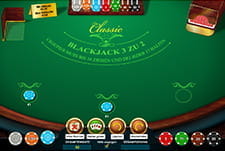 Eines der wenigen Blackjack Spiele im Play Club