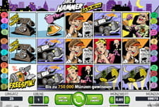 Der Spielverlauf des Slots Jack Hammer.