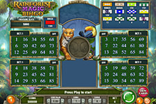 Das Bingo-Spiel Rainforest Magic Bingo bei Coins.Game.