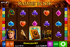 Ramses Book von Gamomat bei Jackie Jackpot.