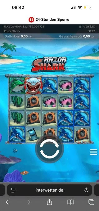 Razor Shark im Test bei Interwetten.