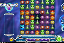 Der Spielautomat Reactoonz 2 im WestCasino.