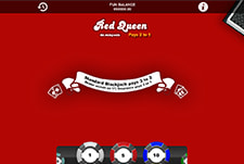 Der Red Queen Blackjack Tisch im Casino Infinity.