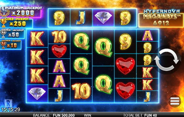 Der Slot Hypernova von ReelPlay.