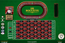 Der 101 Roulette Tisch im Vegazone Casino.