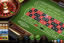 Der Tisch von Roulette Advanced im Cadoola Casino.