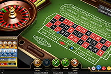Der Tisch vom Spiel Roulette Advanced.