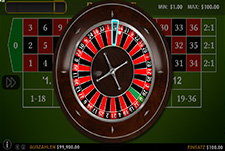 Der Roulette Crystal Tisch im X1Casino.