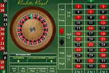 Roulette Royal Spieltisch im mBit Casino.