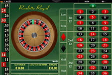 Roulette Royal Tisch bei Mr Sloty.