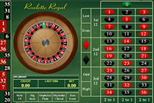 Roulette Royal Spieltisch im Winstler Casino.